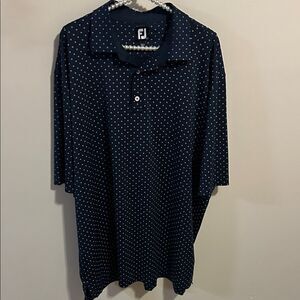 FootJoy Men’s Patterned Golf Polo. Size 2XL
